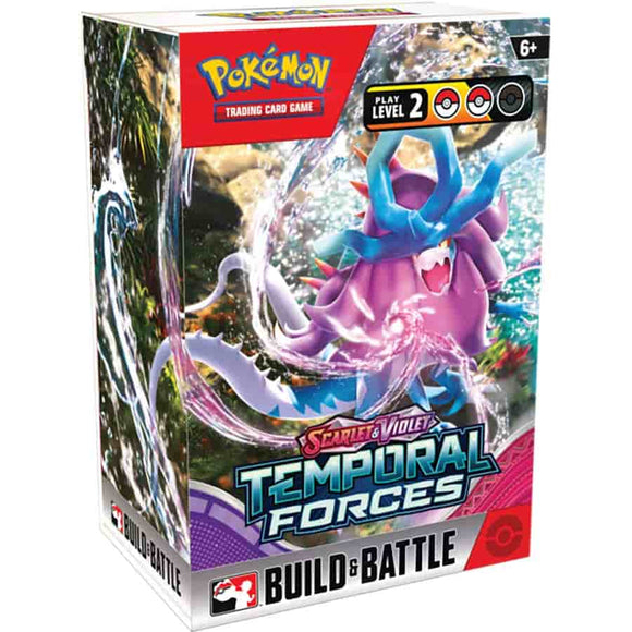 Pokémon TCG: Scarlett and Violet -Temporal Forces Build & Battle Box