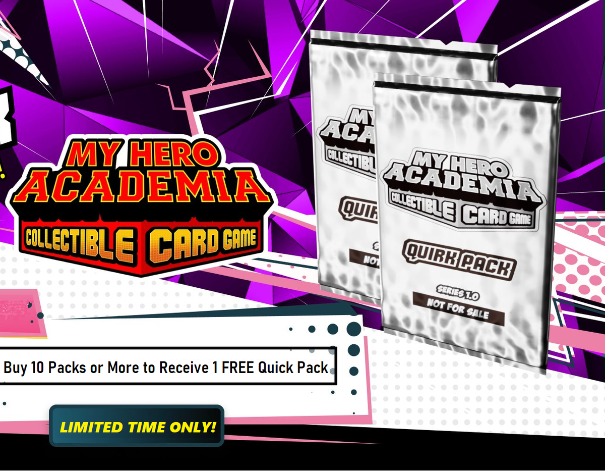 My Hero Academia Collectible Card Game Booster Pack Wave 1