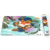Riftbound: League of Legends - Playmat: Teemo -TCG Spiritforged Spirit Blossom, 24x14, Neoprene, Character Art, Tabletop Trading Card Game Accessory