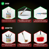 The Army Painter, Most Wanted Brush Set, Miniatures Paint Brush Set of 3 Wargamer Brushes: Small drybrush, Layering & Insane Detail - Quality Detail Brush Set Handmade in Europe