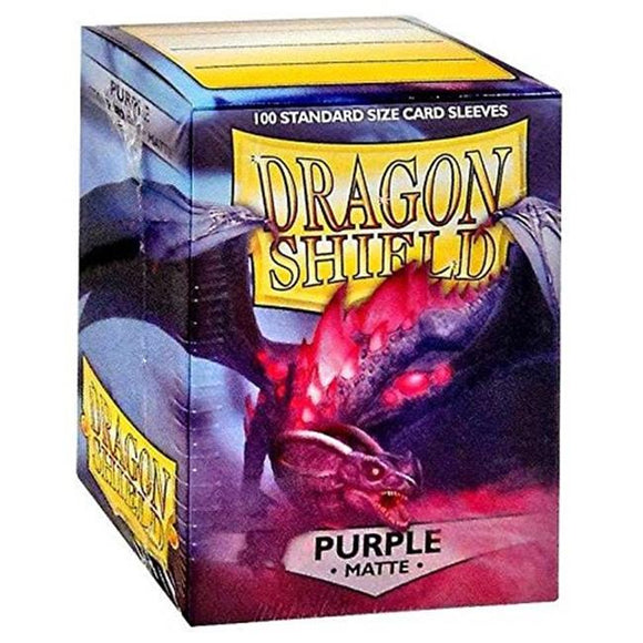 Dragon Shield Sleeves: Matte Purple (Box Of 100)