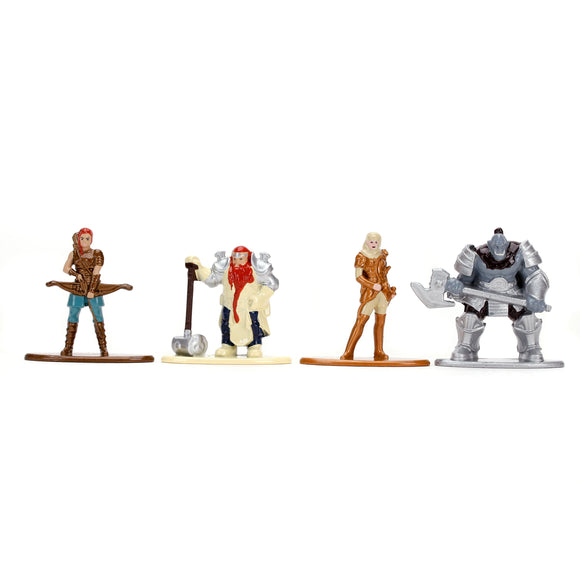 Dungeons & Dragons 4-Pack 1.65” Die-cast Figures