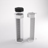 Gamegenic Game Castle Tube Holder - Playmat Tube Carrying Attachment, Includes 1 Playmat Tube, Fits Up to 2 Playmats, Detachable & Travel-Ready Accessory, White Color
