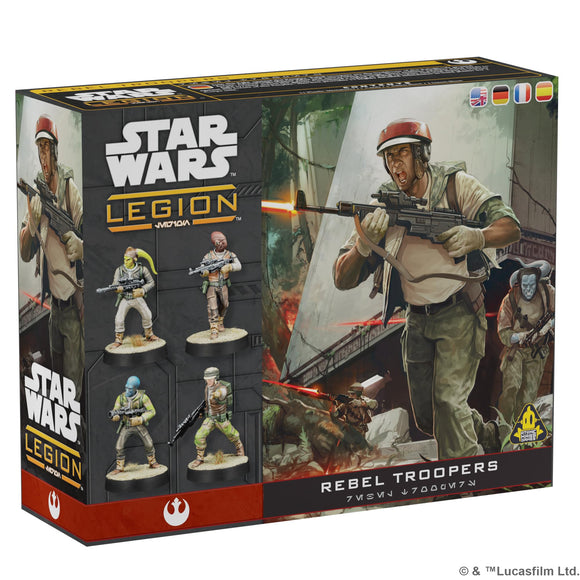 Atomic Mass Games Star Wars Legion Rebel Troopers Unit Expansion - Tabletop Miniatures Game, Strategy Game for Kids and Adults, Ages 14+, 2 Players, 90 Min Playtime, Made