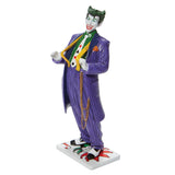 Enesco DC Comics Couture de Force The Joker Standing on Playing Card Figurine, 8.9 Inch, Multicolor