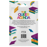 The Queer Agenda: College Expansion Pack - Fitz Games, 40 Cards, A Queer AF Party Game, LGBTQ+, Gay Card Game, Give The Funniest Answer To The Question, Play In A Group of 4-10 People, Adults Ages 18+