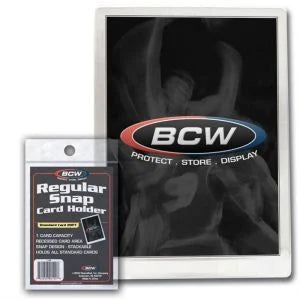 BCW Toploaders: Regular Snap Card Holder - Standard