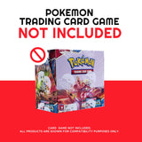 EVORETRO Booster Box Case for Pokemon Large Booster Boxes (Current) - [5 Pack] - Clear PET Plastic Protective Case - 0.50 MM Thick Stackable Storage, Keep Your Collection in Mint Condition