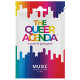 The Queer Agenda: Music Expansion Pack - Fitz Games, 40 Cards, A Queer AF Party Game, LGBTQ+, Gay Card Game, Give The Funniest Answer To The Question, Play In A Group of 4-10 People, Adults Ages 18+
