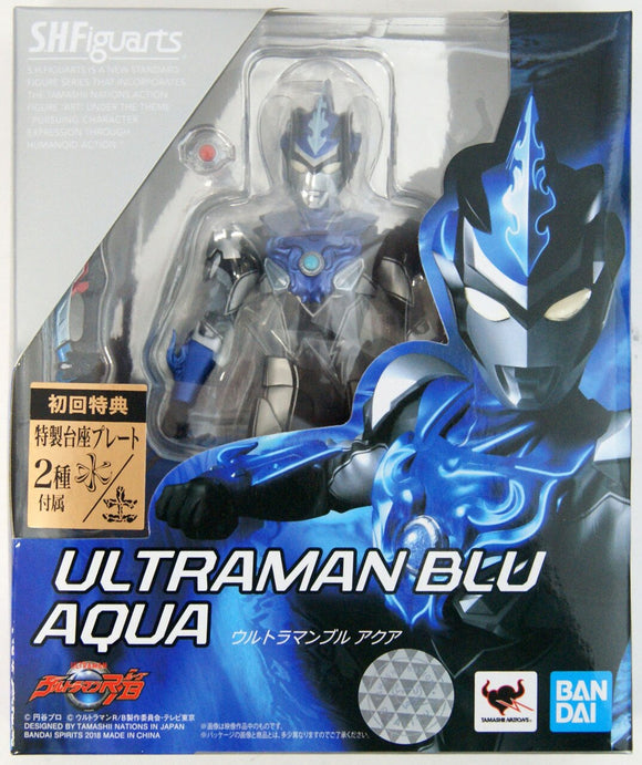 Bandai S.H. Figuarts Ultraman R/B Ultraman Blu Aqua Figure - New
