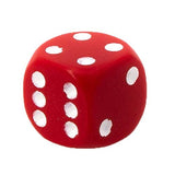 Dice 36 Red w/white Opaque 12mm D6 Dice Block