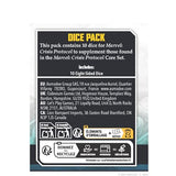 Marvel: Crisis Protocol DICE Pack - 10 Custom 8-Sided Dice for Expanded Gameplay, Tabletop Superhero Game, Ages 14+, 2 Players, 90 Min Playtime, Made by Atomic Mass Games