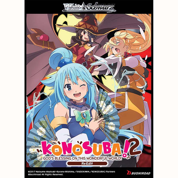 [PRE-ORDER] WEISS SCHWARZ: BOOSTER: KONOSUBA: GOD'S BLESSING ON THIS WONDERFUL WORLD RE:EDIT (12CT) (Expected Release 11/21/25)