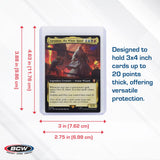 BCW 3 x 4 Topload Card Holder, Premium