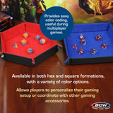 BCW Dice Tray: LX Sqaure - Black
