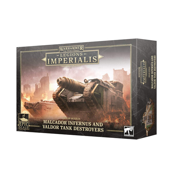 Warhammer: Legions Imperialis - Solar Auxilia - Malcador Infernus & Valdors Tank Destroyers