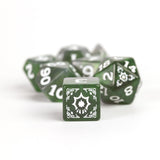Dungeons & Dragons: D&D Adventure Dice: Cleric - Green - 15pc RPG Die Set, Class Symbols, Roleplaying Game Accessory, Sirius Dice, Officially Licensed
