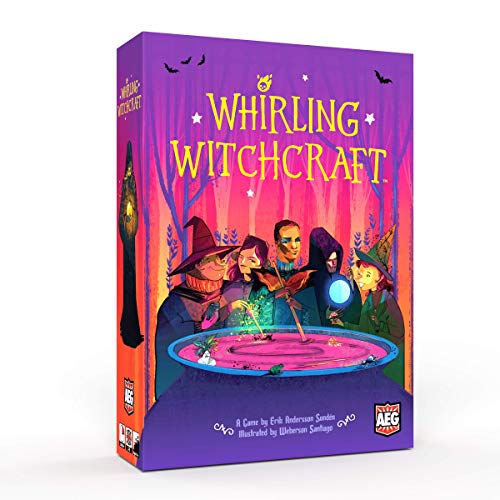 Whirling Witchcraft -  Magical Board Game, Alderac Entertainment Group (AEG), Ages 14+, 2-5 Players, 30 Min