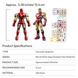 Marvel Blokees: 5.3-inch Champion Class Model Kit- CC01 Infinity SAGA Iron Man