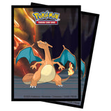 Gallery Series Scorching Summit Standard Deck Protector Sleeves (65ct) for Pokemon