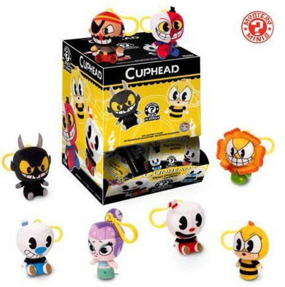 FunKo POP! Keychain, Mystery Minis Plush Cuphead Mystery Pack