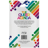 The Queer Agenda: TV & Movies Expansion Pack - Fitz Games, 40 Cards, A Queer AF Party Game, LGBTQ+, Give The Funniest Answer To The Question, Play In A Group of 4-10 People, Ages 18+