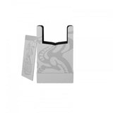 Dragon Shield Card Deck Box – Deck Shell: Ashen White/Black – Durable and Sturdy TCG, OCG Card Storage – Compatible with Pokemon Yugioh Commander and MTG Magic: The Gathering Cards