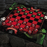 Disney Tim Burton’s The Nightmare Before Christmas Checkers | Featuring Jack Skellington vs. Oogie Boogie | Officially Licensed Disney Game | Collectible 2-Player Game | Ages 6+