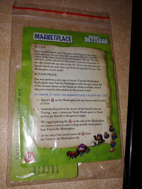 Imperial Settlers: Marketplace (PROMO Expansion) - New / PROMO Expansion
