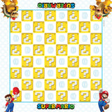 Super Mario Checkers & Tic-Tac-Toe Collector's Game Set