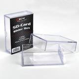 BCW 2-Piece Slider Box - 50 Card (2-Pack)