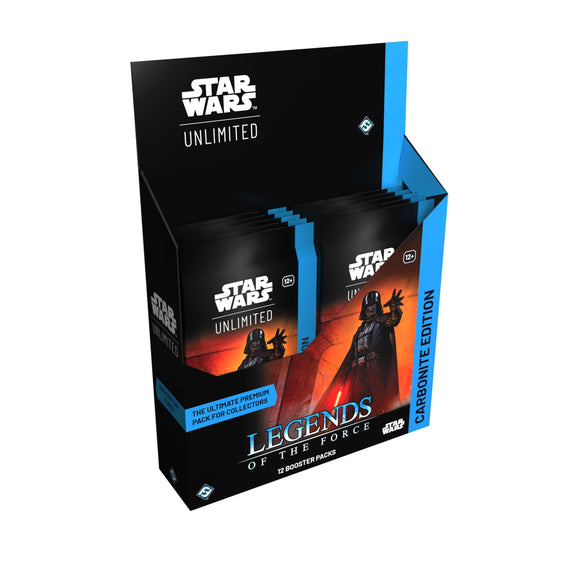 Star Wars: Unlimited TCG Legends of The Force Carbonite Edition Booster Display