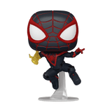 Funko Pop! Games: Spider-Man - Miles Morales - Miles in Classic Suit Vinyl Bobblehead with Chase