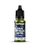 VALLEJO: TRUE METALLIC METAL: AMBER GREEN - BASE (18 ML)
