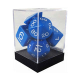 7-Set Cube Jumbo Opaque: Blue/White