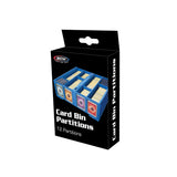 BCW SUPPLIES: BLUE CARD BIN PARTITIONS (12CT)