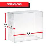 EVORETRO Booster Box Case for Pokemon Large Booster Boxes (Current) - [5 Pack] - Clear PET Plastic Protective Case - 0.50 MM Thick Stackable Storage, Keep Your Collection in Mint Condition