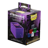 Dragon Shield Deckbox: 100+ Strongbox- Clear Purple