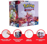EVORETRO Booster Box Case for Pokemon Large Booster Boxes (Current) - [5 Pack] - Clear PET Plastic Protective Case - 0.50 MM Thick Stackable Storage, Keep Your Collection in Mint Condition