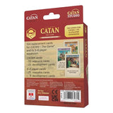CATAN Base Game Card Accessory (6th Edition) Complete Replacement Set with 95 Resource Cards & 25 Development Cards, Made Studio