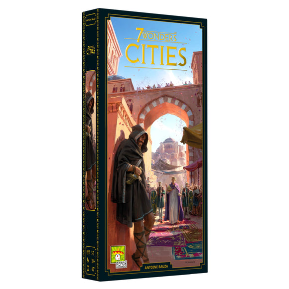 7 Wonders: Cities Expansion (New Edition) Board Game Expansion for Ages 10 and up, from Asmodee