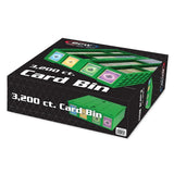 BCW SUPPLIES: 3200-CT CARD BIN GREEN (1-CCB-3200-GRN)