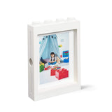 Room Copenhagen Lego Picture Frame - Stackable, Tabletop or Wall Display Photo Frame, Fits 5 x 7 in Photos, White