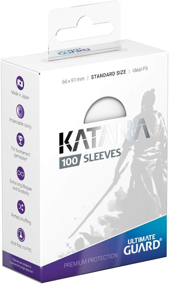 Ultimate Guard: Katana Sleeves, Standard Size -Clear (100)