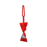 Lego Stationery 2x4 Silicone Luggage Tag - Red (52002), Use for Travel, Cruise, School