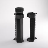 Gamegenic Game Castle Tube Holder - Playmat Tube Carrying Attachment, Includes 1 Playmat Tube, Fits Up to 2 Playmats, Detachable & Travel-Ready Accessory, Black Color