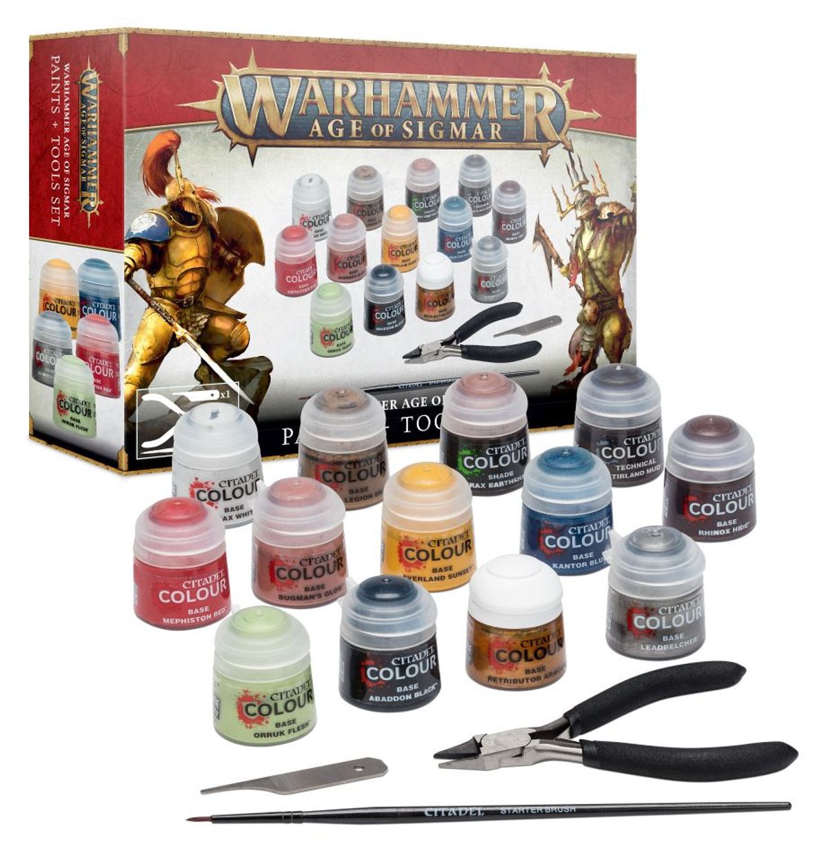 Warhammer Age of Sigmar: Paints+Tools Eng/Spa/Port/Latv/Rom