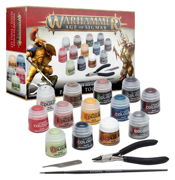 Warhammer Age of Sigmar: Paints+Tools Eng/Spa/Port/Latv/Rom