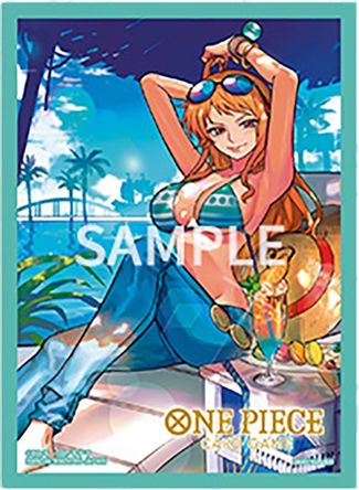 One Piece Card Game Official Sleeves: Assortment 4 - Nami (70-Pack)