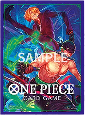 One Piece Card Game Official Sleeves: Assortment 5 - Zoro & Sanji (70-Pack)